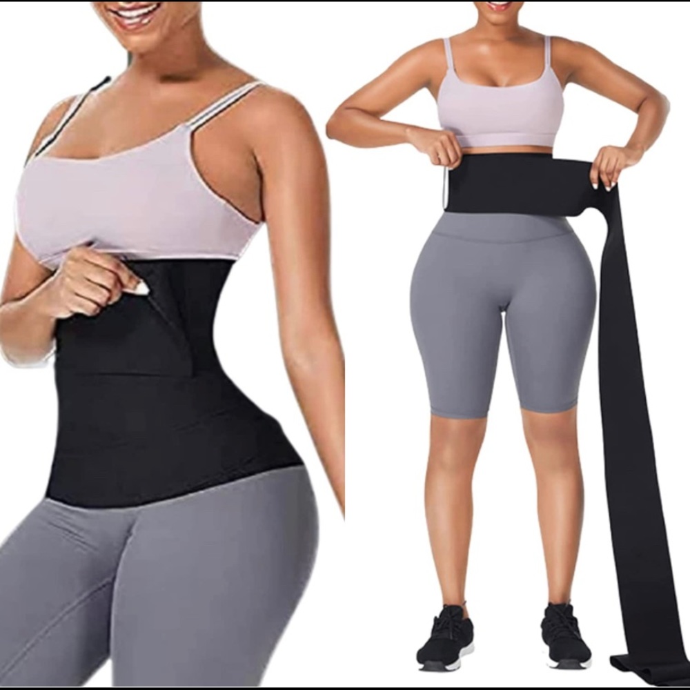 Wrap waist trainer